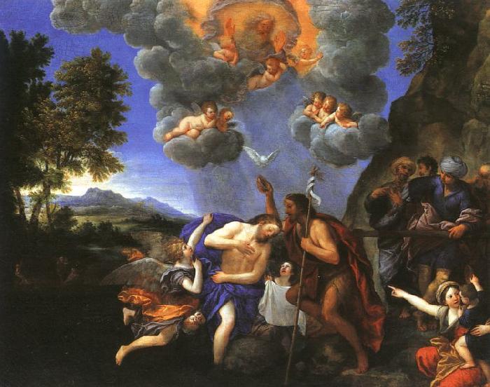 Albani, Francesco The Baptism of Christ Sweden oil painting art
